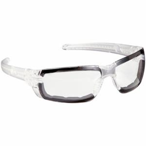 MCR SAFETY HK310PF Schutzbrille, beschlagfrei/kratzfest, Augenhöhlen-Schaumstoffauskleidung, traditioneller Rahmen, klar | CT2TER 55KY45