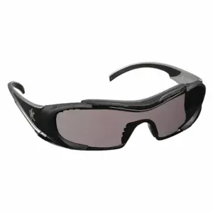 MCR SAFETY HL112AF Safety Glasses, Wraparound Frame, Full-Frame, Gray, Black/Gray, Gray, M Eyewear Size | CT2TNB 21U070