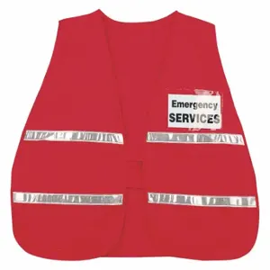 MCR SAFETY ICV204 Incident Vest Red White Reflective | CT2TWJ 26H485