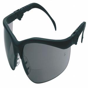 MCR SAFETY K3H10G Bifokale Sicherheitslesebrille, kratzfest, umlaufender Rahmen, +1 Dioptrie | CH6PXJ 3NUC4