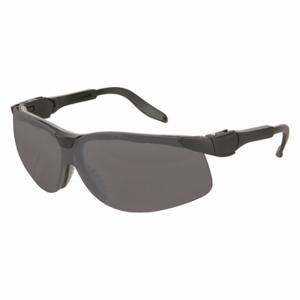 MCR SAFETY KD512 Schutzbrille, traditioneller Rahmen, Halbrahmen, grau, schwarz, schwarz, M Brillengröße, Unisex | CT2TKM 55KY50