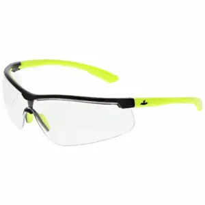 MCR SAFETY KD720PF420 Safety Glasses, Anti-Fog /Anti-Scratch, No Foam Lining, Wraparound Frame, Half-Frame, U6 | CT2TFL 801W39