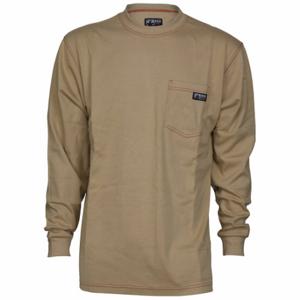 MCR SAFETY LST1TX2 Long Sleeve Shirt, 6.5 Oz | CN9FVB 781GZ5