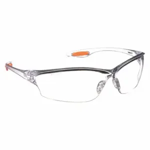 MCR SAFETY LW210AF Safety Glasses, Anti-Fog /Anti-Scratch, No Foam Lining, Wraparound Frame, Frameless, Gray | CT2TFC 8MX92