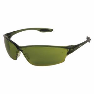 MCR SAFETY LW2130 Schweißerschutzbrille, umlaufender Rahmen, rahmenlos, grün, grün, M Brillengröße, Unisex | CT2TYH 26H115
