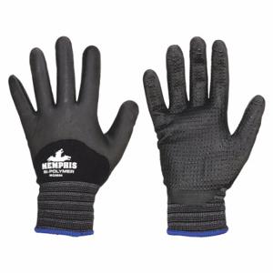 MCR SAFETY MG9694S Coated Glove, S, Dotted, Nitrile, Dotted/Full Finger, 12 Pack | CT2NQK 48GH66