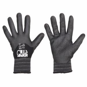 MCR SAFETY MG9694XS Coated Glove, XS, Dotted, Nitrile, Dotted/Full Finger, 12 Pack | CT2NYL 48GH65