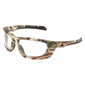 MCR SAFETY MOUD110PF Safety Glasses, Polarized, Traditional Frame, Full-Frame, Green, Green, M Eyewear Size | CT2TJT 55KY52