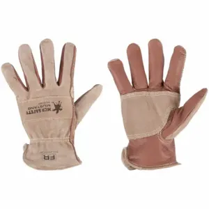 MCR SAFETY MU3213DPL Leather Gloves, Size L, Drivers Glove, Full Leather Leather Coverage, 4 PPE CAT, 1 Pair | CR8RWR 60HR59