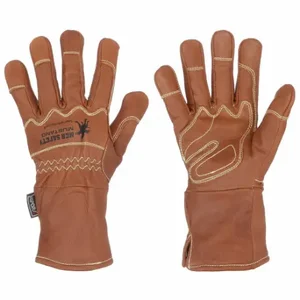 MCR SAFETY MU36211XXL Leather Gloves, Size 2XL, Double Palm, Goatskin, Drivers Glove, Gauntlet Cuff, 1 Pair | CT2QVT 60HR38