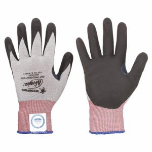 MCR SAFETY N9676DTM beschichteter Handschuh, M, Schaumstoff-Nitril, grau, 1 Paar | CT2NLZ 49DD03