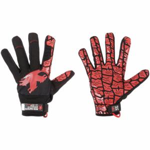 MCR SAFETY PD1902L Mechanics Gloves, Size L, Mechanics Glove, Synthetic Leather with Silicone Grip, 1 Pair | CT2RVE 60HN78