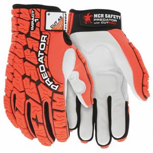 MCR SAFETY PD2910M Mechanics Gloves, Size M, Mechanics Glove, Cowhide, ANSI Cut Level A5, Palm Side, 1 Pair | CT2RPP 60HP03