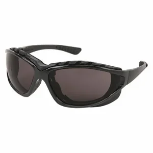 MCR SAFETY RP312PF Safety Glasses, Traditional Frame, Gray, Black, Universal Eyewear Size | CT2TKG 55KY61