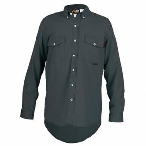 MCR SAFETY S1GMT Long Sleeve Shirt, 7 Oz | CN9FWC 781G32