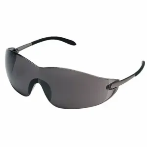 MCR SAFETY S2112 Safety Glasses, Wraparound Frame, Frameless, Gray, Gray, M Eyewear Size, Unisex | CT2TLC 26H182