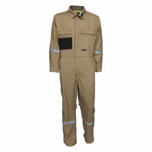 MCR SAFETY SBC201360T Coverall, 8.7 Cal/Sq Cm ATPV, MenS, 4Xl, Tall, 60 Inch | CT2PGZ 55UZ37