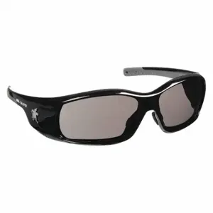 MCR SAFETY SR112 Safety Glasses, Anti-Scratch, No Foam Lining, Wraparound Frame, Full-Frame, Gray, Black | CT2THG 21U044