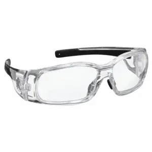 MCR SAFETY SR140AF Safety Glasses, Anti-Fog /Anti-Scratch, No Foam Lining, Wraparound Frame, Full-Frame, Tpr | CT2TMN 22JJ41