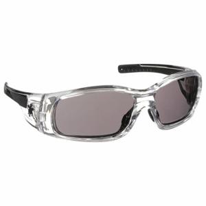 MCR SAFETY SR142AF Safety Glasses, Wraparound Frame, Full-Frame, Gray, Clear, M Eyewear Size, Unisex | CT2TLM 22JJ42