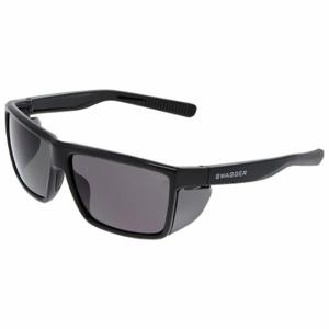 MCR SAFETY SR212 Safety Glasses, Anti-Scratch, No Foam Lining, Traditional Frame, Full-Frame, Gray, Black | CT2TGP 801W50