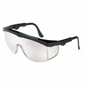 MCR SAFETY TK119 Safety Glasses, Wraparound Frame, Half-Frame, Light Gray, Black, Black, M Eyewear Size | CT2TMB 26G960