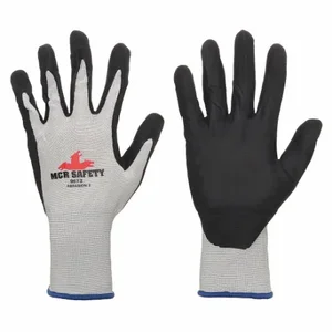 MCR SAFETY VP9673L Coated Glove, L, Sandy, Nitrile, 3/4, 1 Pair | CT2NKR 66DD34