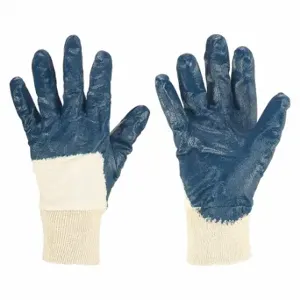 MCR SAFETY VP97980L Coated Glove, L, Flat, Nitrile, 3/4, 3/4, 1 Pair | CT2NJX 66DD67