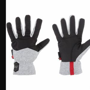 MECHANIX CWKG-58-009 Mechanics Gloves, Size M, Synthetic Leather, Shirred Slip-On Cuff, Black/Gray, 1 Pair | CT3ZVH 60XZ32