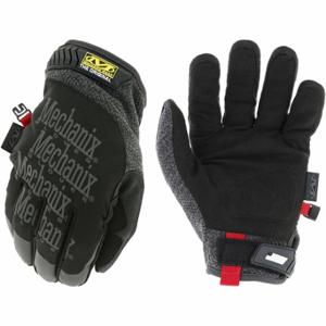 MECHANIX CWKMG-58-011 Mechanics Gloves, Size XL, Synthetic Leather, Hook-and-Loop Cuff, Black/Gray, Tricot, 1 PR | CT4BXT 60YW24