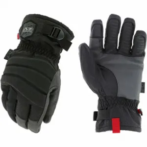 MECHANIX CWKPK-58-012 Mechanics Gloves, Size 2XL, Synthetic Leather, Gauntlet Cuff, Black/Gray, Tricot, 1 Pair | CT3XYQ 60XZ50