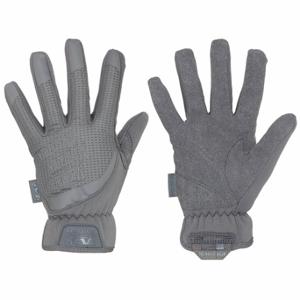 MECHANIX FFTAB-88-010 Tactical Glove, TrekDryR, Synthetic Leather, Tricot, Gray, L, 9 Inch Length, 1 PR | CT2VHD 400R83