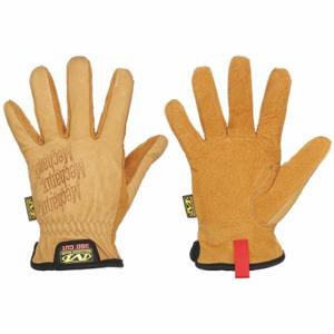 MECHANIX LD-C75-009 Leather Gloves, Size M, Drivers Glove, Full Leather Leather Coverage, 2 PPE CAT, 1 Pair | CR8RXU 464F37