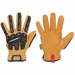 MECHANIX LDMP-C75-011 Leather Gloves, Size XL, Drivers Glove, Pigskin, Std, ANSI Impact Level 2, Tan, 1 Pair | CT2UPE 464F34