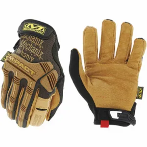 MECHANIX LMP-75-010 Mechanics Gloves, Size L, Mechanics Glove, Full Finger, Pigskin, TPR, Brown, 1 Pair | CT2URW 65DD51