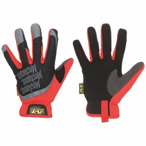 MECHANIX MFF-02-010 Mechanics Gloves, Size L, Mechanics Glove, Full Finger, Synthetic Leather, Red, 1 Pair | CT2UUK 16V415