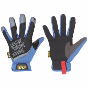 MECHANIX MFF-03-008 Mechanics Gloves, Size S, Mechanics Glove, Full Finger, Synthetic Leather, Blue, 1 Pair | CT2UYC 16V418