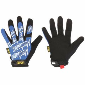 MECHANIX MG-03-008 Mechanics Gloves, Size S, Mechanics Glove, Full Finger, Synthetic Leather, Blue, 1 Pair | CT2UXC 2NPN1