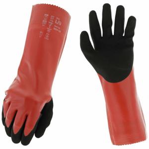MECHANIX S2EP-02-010 Chemikalienbeständiger Handschuh, 1 Zoll dick, 15 Zoll Länge, rot, HPPE, 1 Paar | CT2UDH 794CH9