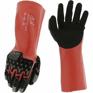 MECHANIX S5EP-02-007 Chemical Resistant Glove, 1 Inch Thick, 14 Inch Length, Red, 1 Pair | CT2UDL 61DE72