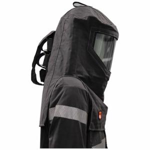 MECHANIX SWH-40H-GPGY-FAN Arc Flash Lift Front Hood, 4 PPE CAT, 40 cal/cm² ATPV, Pyrad, Std | CT2UHG 797ZE7