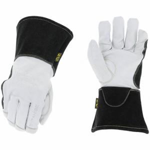 MECHANIX WS-PLS-009 Welding Gloves, Keystone Thumb, Gauntlet Cuff, Cowhide, Mechanix Wear Torch Pulse, TIG | CT2VKD 61DJ27
