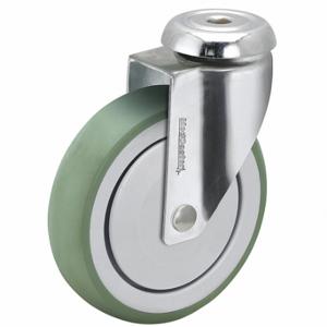 MEDCASTER CH03AMP125SWHK01 General Purpose Bolt-Hole Caster, 3 Inch Wheel Dia, 190 lb, 4 19/64 Inch Mounting Height | CT2VRR 56HC19
