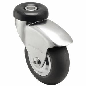 MEDCASTER CN02NRP100SWHK04 General Purpose Bolt-Hole Caster, 2 Inch Wheel Dia, 125 lb, 2 43/64 Inch Mounting Height | CT2VRM 56HC15