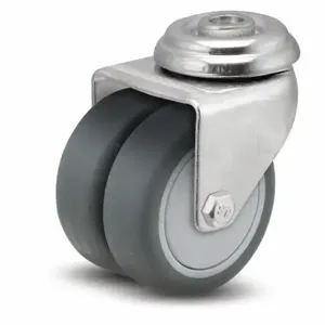 MEDCASTER DW03TPP100SWHK01 General Purpose Bolt-Hole Caster, 3 Inch Wheel Dia, 220 lb, 3 15/16 Inch Mounting Height | CT2VRT 56HC21