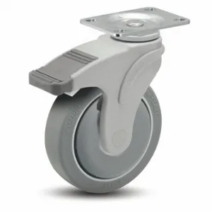 MEDCASTER NG03QDP125DLTP01 Standard Plate Caster, 3 Inch Dia, 4 1/4 Inch Height | CT2VNA 56HC42