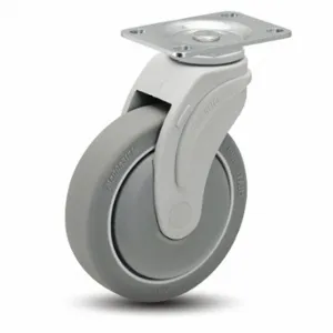 MEDCASTER NG04QDP125SWTP01 Standard Plate Caster, 4 Inch Dia, 5 3/4 Inch Height, Swivel Caster | CT2VNN 56HC54