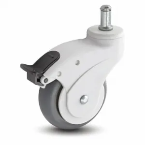 MEDCASTER OP03PRN100FBGR01 General Purpose Threaded Stem Caster, 3 Inch Wheel Dia, 140 lb | CT2VLH 56HD11