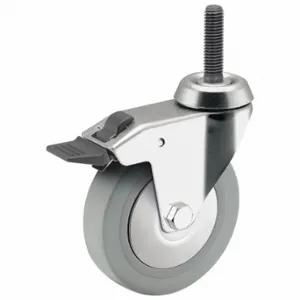 MEDCASTER RZ02TPN070TLTS06 General Purpose Threaded Stem Caster, 2 Inch Wheel Dia, 110 lb, 2 3/4 Inch Mounting Height | CT2VKU 56HD02