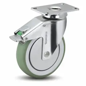 MEDCASTER SS06AMX125DLTP01 Standard Plate Caster, 6 Inch Dia, 7 13/32 Inch Height | CT2VPU 56HC90